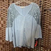 Absolutely Famouse,Blue,L,Blouse