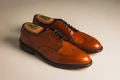 Alden - Burnished Tan Wingtip Blucher