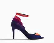 PIERRE HARDY Roxy Colorblock Peep-toe Pump