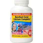 Barefoot Coral Calcium Complete 240 Capsules