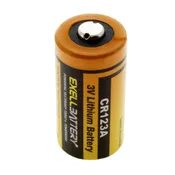 100pc Exell EB-CR123A CR123A 3V Lithium Battery – 1700mAh High Capacity Photo & Security Replacement
