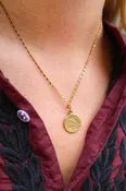 18" French Coin Necklace