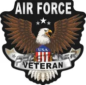 Air Force Veteran Decal USA Flag Eagle Military ProSticker 257