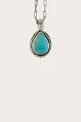 10¢ Turquoise Teardrop Pendant