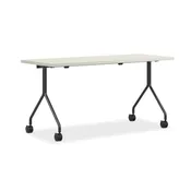 HON Between Nesting Table | Rectangle | 24"D x 72"W | Silver Mesh Laminate