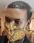 2. FACE MASK 3D Style (AFRICAN CLOTH) ACI-FMCLH1937