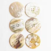 Circular Cow Horn Button Bundle - Misto