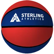 Sterling Athletics Navy/Red Indoor/Outdoor Rubber Basketball