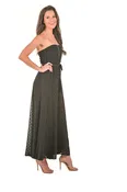 Strapless Polka Dot Jumpsuit