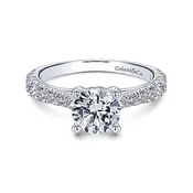 14kt Tension Set Ring