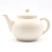 Afternoon Teapot 1.5 qt in White on White