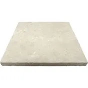 16x16x3cm Ivory Travertine Tumbled Paver