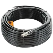 100 ft. Black RG11 Low Loss Coax (F Male to F Male)