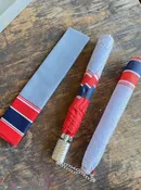 Vintage 70s Umbrella and Scarf Set
