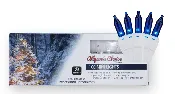 100 Blue Light Set, White Wire