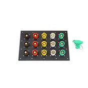 1200 Amp Male Threaded Post 15 Position CAM Lock Panel