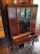 antique walnut hutch — Something Special