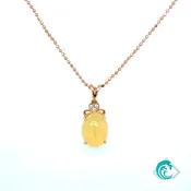 14KR Oval Opal Darla Pendant
