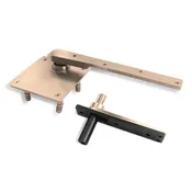ABH 0117.75 Heavy Duty Center Hung Pivot Top And Bottom Complete Set