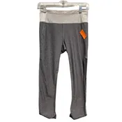 Athletic Capris By Lululemon In Grey & White, Size:S