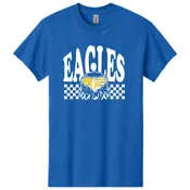 Eagles Checkerboard Royal Blue Tee