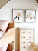 Dollhouse Framed Wall Prints | Flower or Rainbow: Rainbow