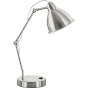 17"H Table Lamp Metal base USB