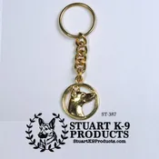Doberman Circle Keychain *Sale