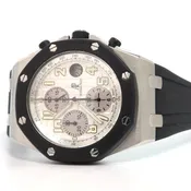 Audemars Piguet Royal Oak Offshore Silver Dial Rubberclad 25940SK.OO.D002CA.02