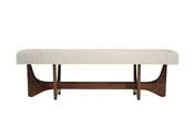 Artisanal Bench in Natural Walnut