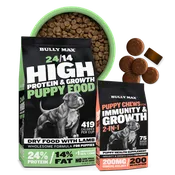 Bully Max Dry Puppy Food & Puppy Chews Bundle