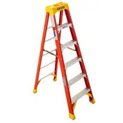 Werner 6200 Series Fiberglass Step Ladder // 300 lb Rated