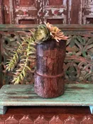 Indian wooden ukhali