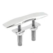 10" 316 Stainless Steel Contoured Body Absolute Flush Pull Up Cleat
