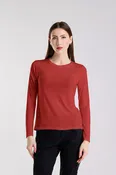 Anais Long Sleeve Crew Neck Tee (BLS445)