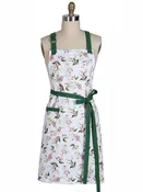 Apron  Winterberry White/Green Holly Christmas Women's H8351