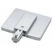 0.75" Height Live End With Outlet Box Cover - Brushed Steel
