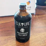 Culture Shrooms, Mushroom Cold Brew Coffee, 12Fl Oz