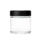 3 oz. Straight Sided Glass Jar with Matching Cap