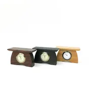 Arts and Crafts mini clock in wide format