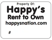 2"x1/2" Property Labels