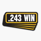 “.243 WIN” Ammo Label (4-Pack)