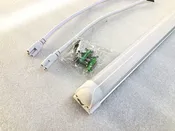 20 PACK ZOHNSON 8FT DLC 60 Watt T8 Integrated Tube 9000LM (Easy-Link) 5000K 6500k FREE US SHIPPING