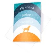 Rainbow Dog Sympathy Card