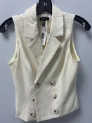 aqua, tan, Top, XS