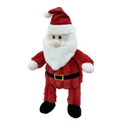 16" Christmas Santa Dog Toy