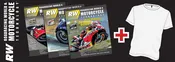 Roadracing World Print Subscription + *New* White Jersey Shirt (Unisex)