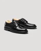 9901 Plain Toe Blucher in Black Shell Cordovan, Barrie Last