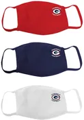 Putnam Generals Mask 3 - Pack - Red, White, Navy — Chillybear