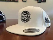 ABKC  Cream Flatbill Snapback